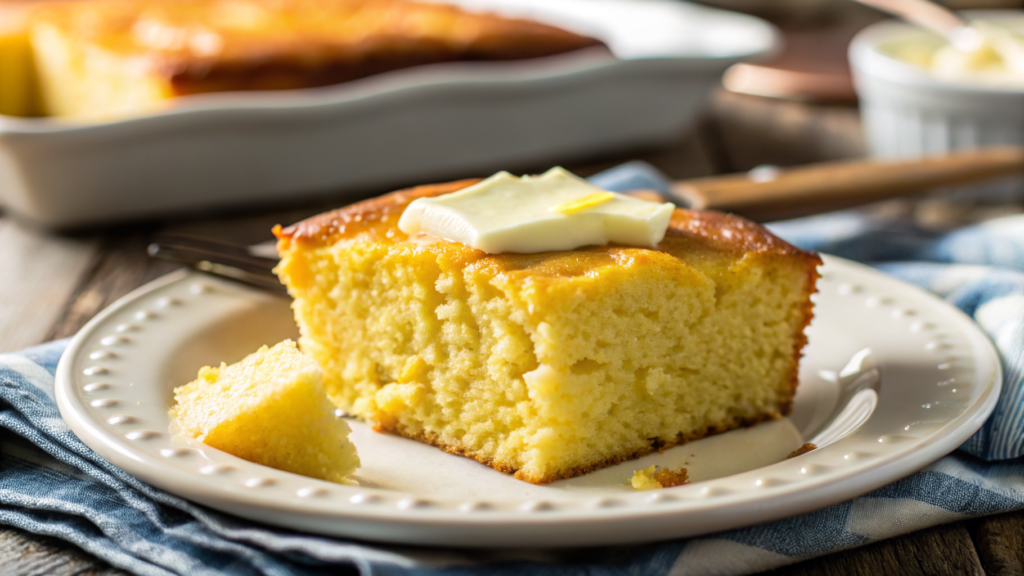 mouthwatering Amish Sour Cream Cornbread